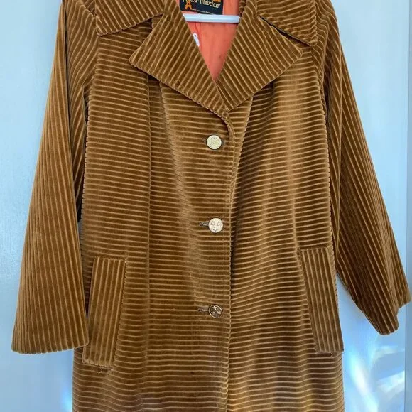 RARE Vintage Paris-Mexico Corduroy CoatDiseños Parisinos